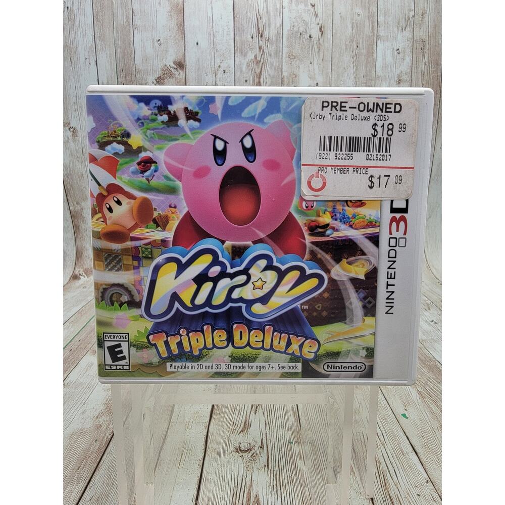Kirby: Triple Deluxe Nintendo 3DS, 2014 Complete in Box Authentic